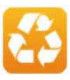 Chemise à rabat recyclée orange Forever EXACOMPTA 100% recyclée