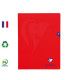 Cahier polypro piqué A4+ seyes 48p 90g Mimesys CLAIREFONTAINE rouge