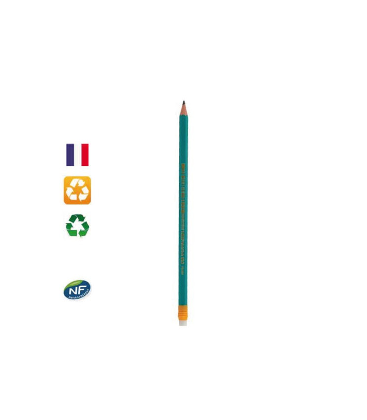 Crayon graphite 650 HB embout gomme Ecolutions Evolution BIC