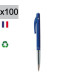 M10 Clic rétractable pointe moyenne x100 bleu BIC
