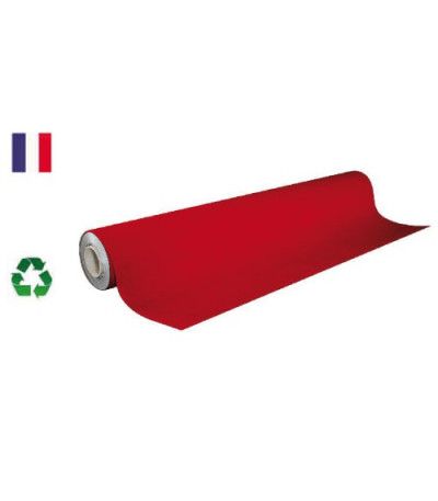 Emballage de papier kraft rouge 0.7x100m APLI AGIPA